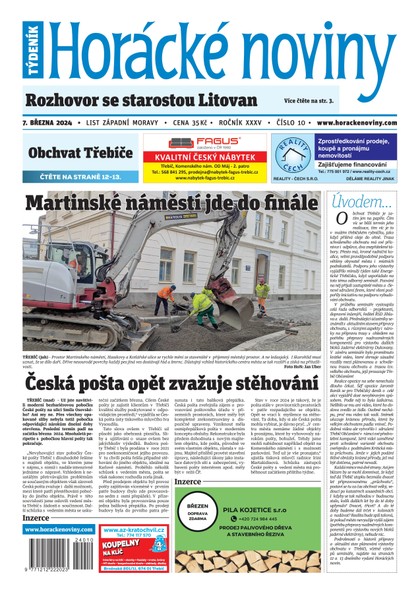 E-magazín Horácké noviny 10/2024 - Horácké noviny