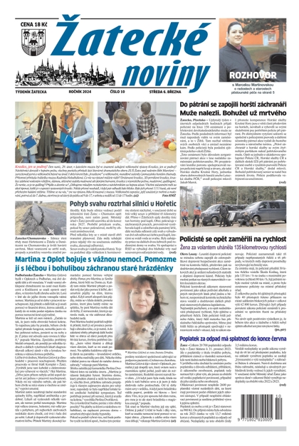E-magazín Žatecké noviny 10/24 - Ohře Media