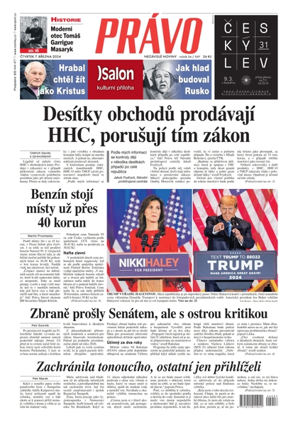 E-magazín Deník Právo - 7.3.2024 - Borgis, a.s.
