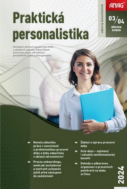 E-magazín Praktická personalistika 3–4/2024 - ANAG, spol. s r.o.