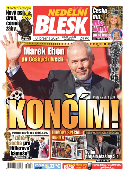 E-magazín Nedělní Blesk - 10.3.2024 - CZECH NEWS CENTER a. s.