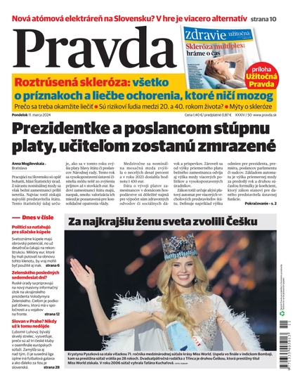 E-magazín Denník Pravda 11. 03. 2024 - OUR MEDIA SR a. s.