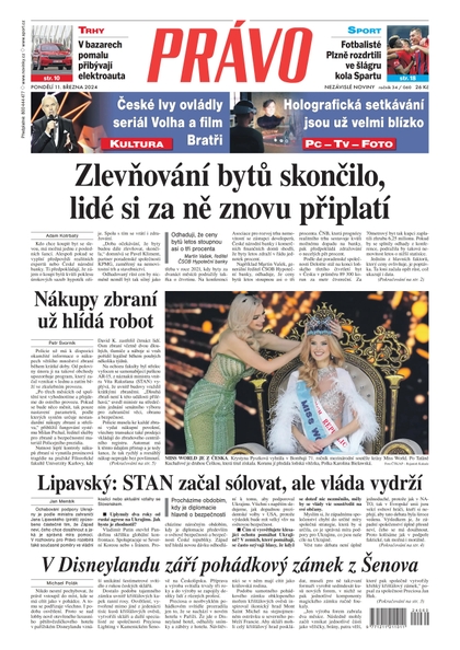 E-magazín Deník Právo - 11.3.2024 - Borgis, a.s.