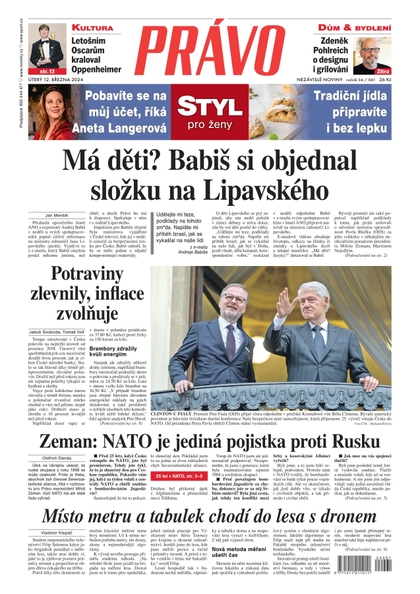 E-magazín Deník Právo - 12.3.2024 - Borgis, a.s.