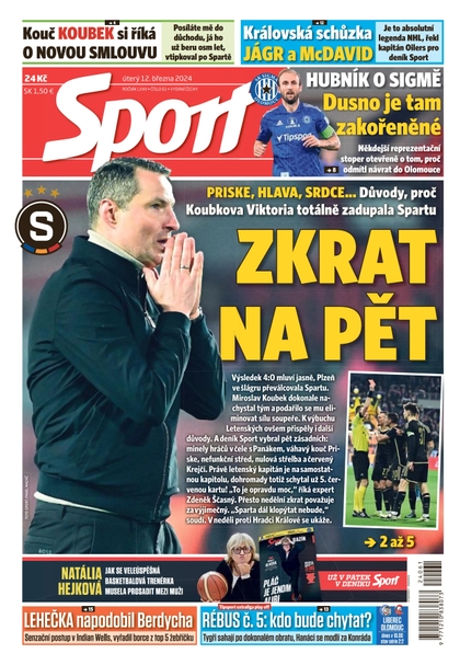 E-magazín Sport - 12.3.2024 - CZECH NEWS CENTER a. s.