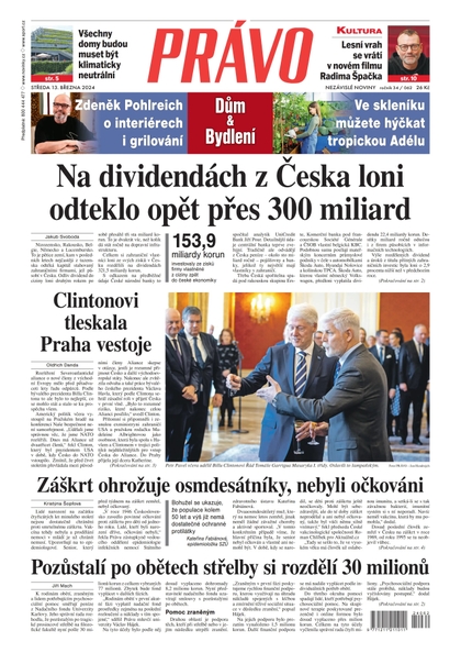 E-magazín Deník Právo - 13.3.2024 - Borgis, a.s.