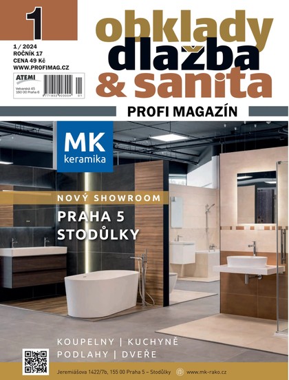 E-magazín Obklady, dlažba & sanita 1/2024 - Atemi