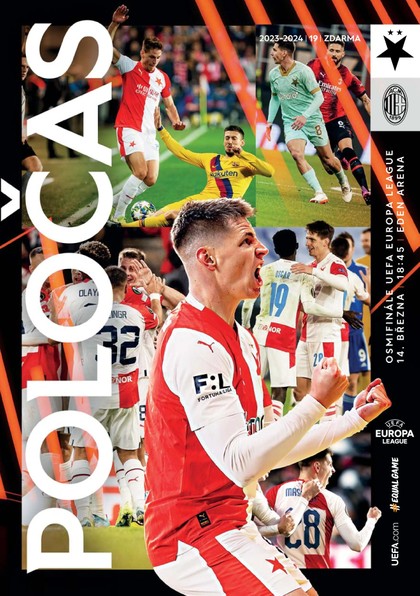 E-magazín Poločas 2023/24 č.19 Slavia - AC Milán - SK Slavia Praha