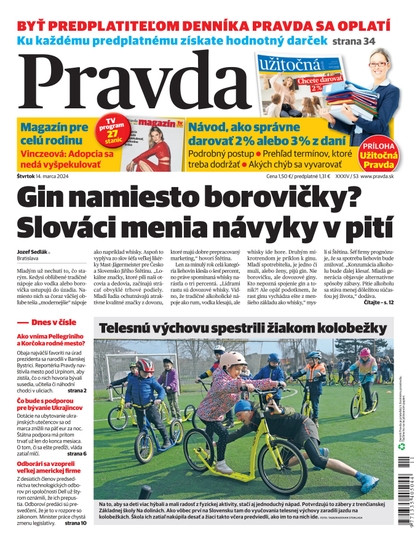 E-magazín Denník Pravda 14. 3. 2024 - OUR MEDIA SR a. s.