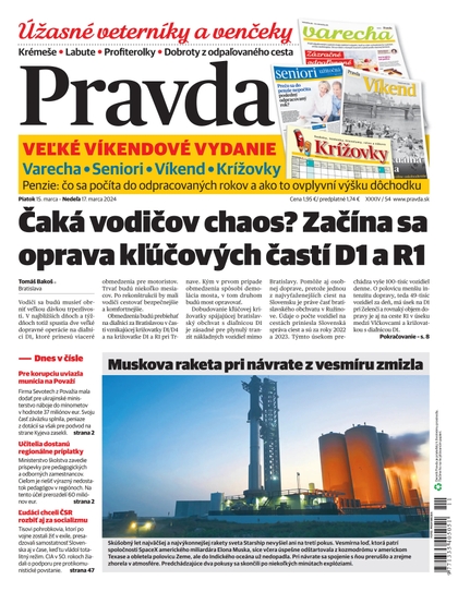 E-magazín Denník Pravda 15. 3. 2024 - OUR MEDIA SR a. s.