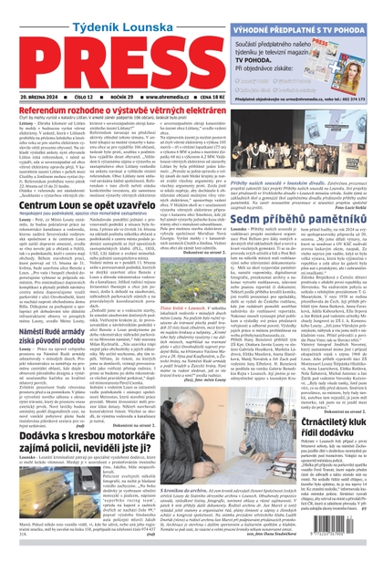 E-magazín Lounský Press 12/24 - Ohře Media