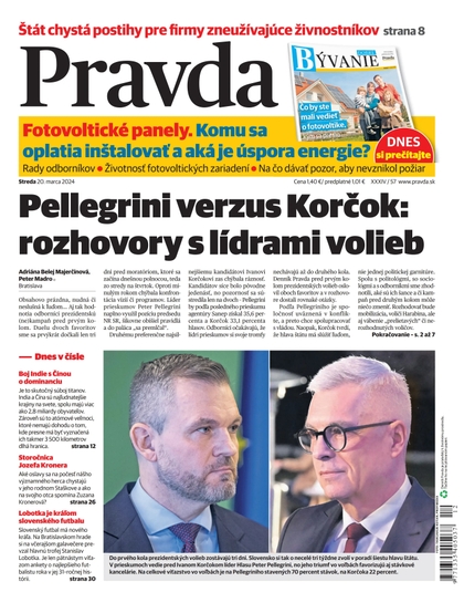 E-magazín Denník Pravda 20. 3. 2024 - OUR MEDIA SR a. s.