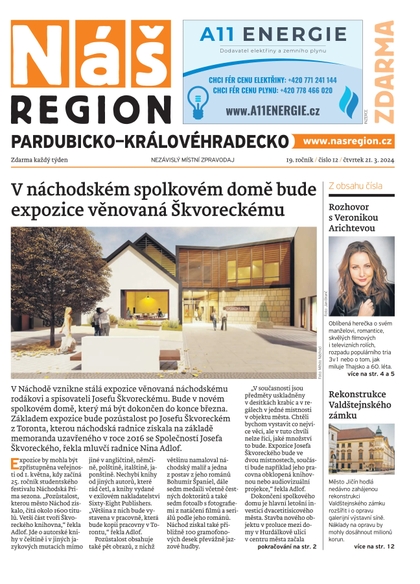 E-magazín Náš Region - Pardubicko/Královéhradecko 12/2024 - A 11 s.r.o.