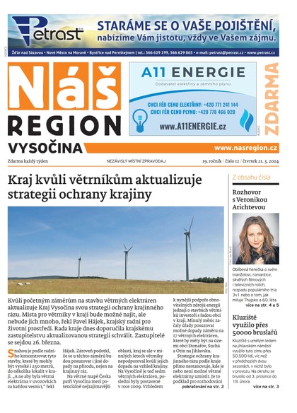 E-magazín Náš Region - Vysočina 12/2024 - A 11 s.r.o.