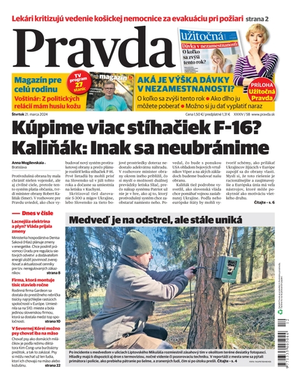 E-magazín Denník Pravda 21. 3. 2024 - OUR MEDIA SR a. s.