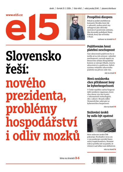 E-magazín E15 - 21.3.2024 - CZECH NEWS CENTER a. s.
