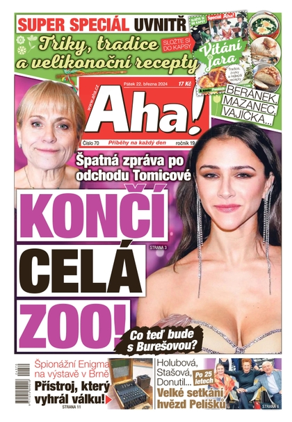 E-magazín AHA! - 22.3.2024 - CZECH NEWS CENTER a. s.