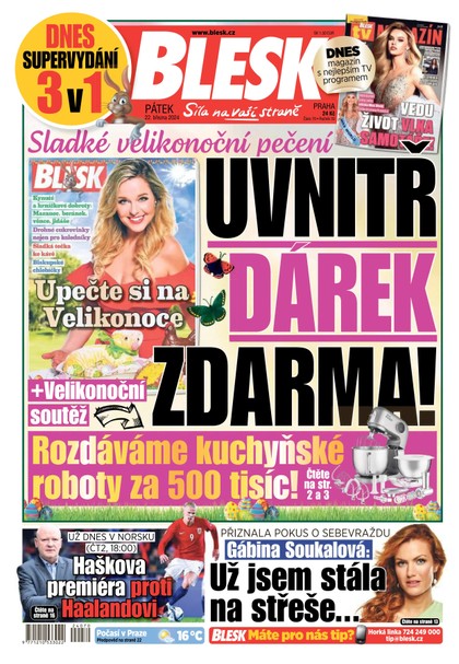 E-magazín Blesk - 22.3.2024 - CZECH NEWS CENTER a. s.
