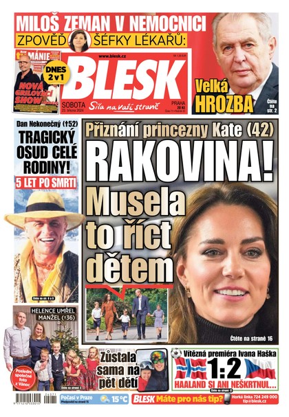 E-magazín Blesk - 23.3.2024 - CZECH NEWS CENTER a. s.