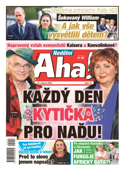 E-magazín Nedělní AHA! - 24.3.2024 - CZECH NEWS CENTER a. s.