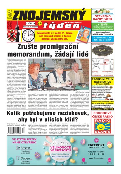 E-magazín Znojemský týden 13/2024 - Znojemský týden