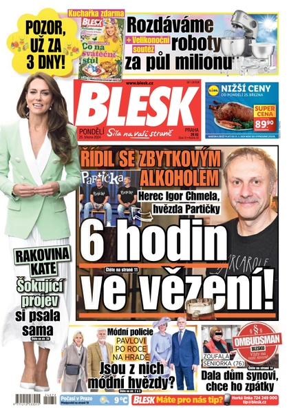 E-magazín Blesk - 25.3.2024 - CZECH NEWS CENTER a. s.