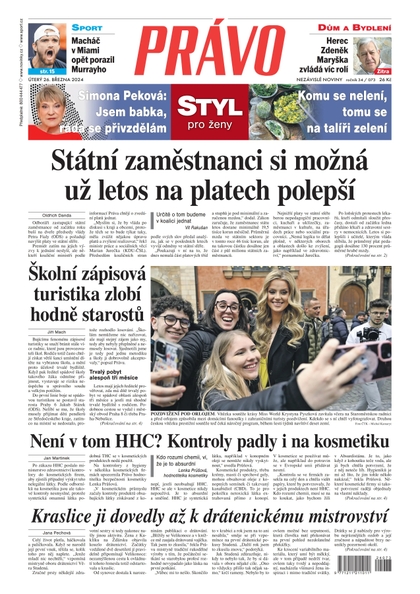 E-magazín Deník Právo - 26.3.2024 - Borgis, a.s.