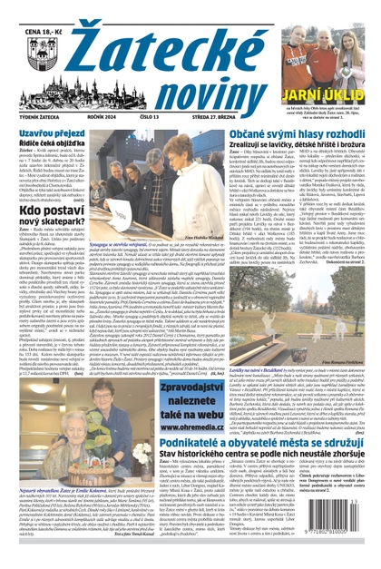 E-magazín Žatecké noviny 13/24 - Ohře Media