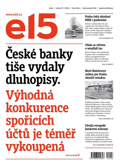 E-magazín E15 - 27.3.2024 - CZECH NEWS CENTER a. s.