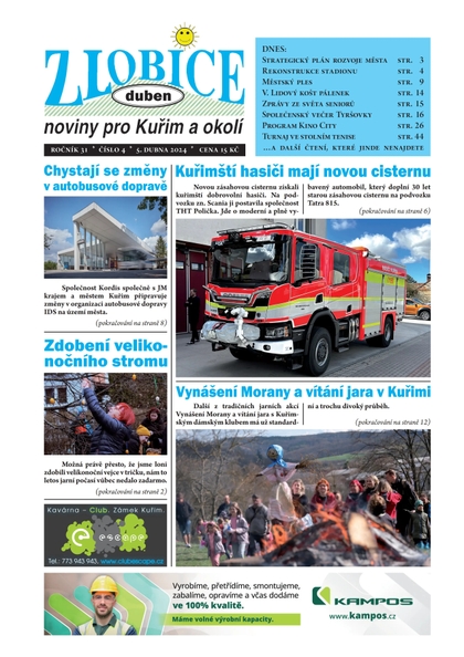 E-magazín Zlobice – noviny pro Kuřim a okolí 4/2024 - Noviny Zlobice
