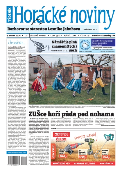 E-magazín Horácké noviny 14/2024 - Horácké noviny