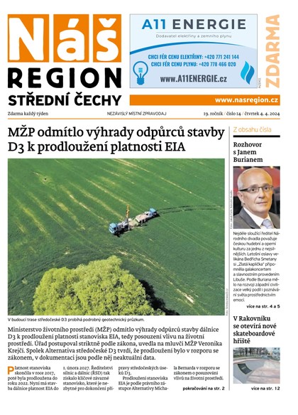 E-magazín Náš Region - Střední Čechy 14/2024 - A 11 s.r.o.