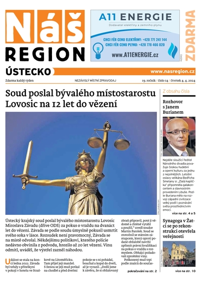 E-magazín Náš Region - Ústecko 14/2024 - A 11 s.r.o.