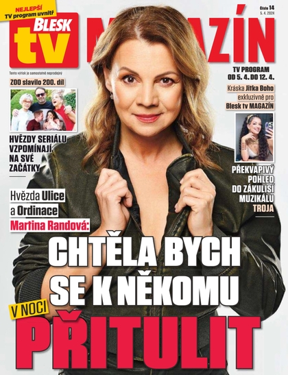 E-magazín Blesk Tv magazín - 5.4.2024 - CZECH NEWS CENTER a. s.