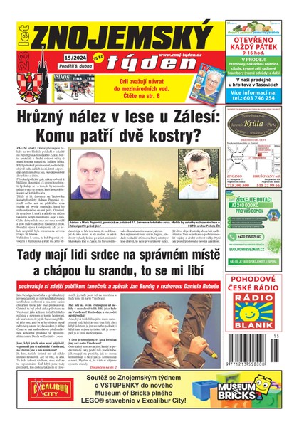 E-magazín Znojemský týden 15/2024 - Znojemský týden