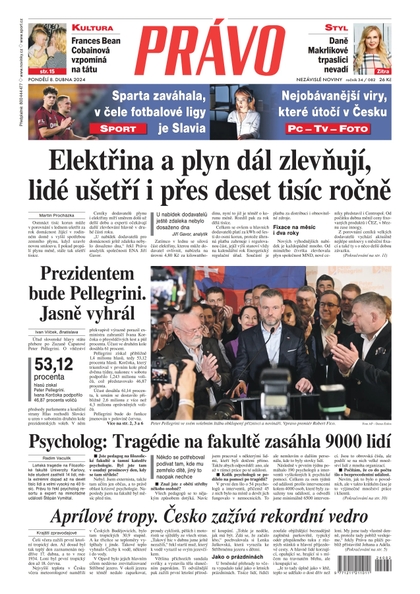 E-magazín Deník Právo - 8.4.2024 - Borgis, a.s.
