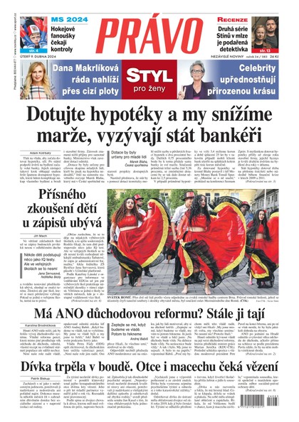 E-magazín Deník Právo - 9.4.2024 - Borgis, a.s.