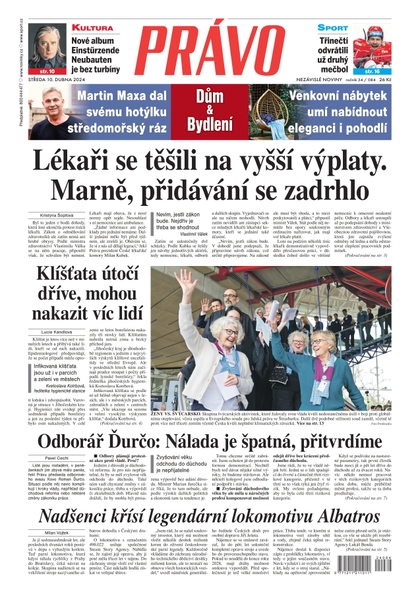 E-magazín Deník Právo - 10.4.2024 - Borgis, a.s.