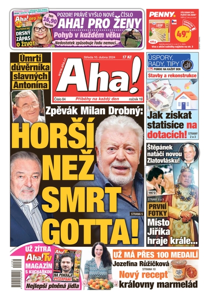 E-magazín AHA! - 10.4.2024 - CZECH NEWS CENTER a. s.
