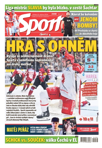E-magazín Sport - 10.4.2024 - CZECH NEWS CENTER a. s.