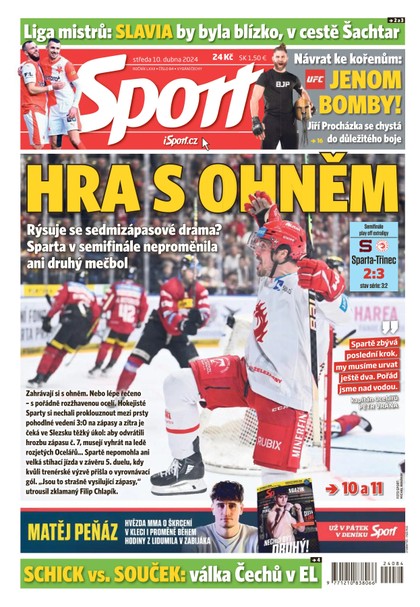 E-magazín Sport - 10.4.2024 - CZECH NEWS CENTER a. s.