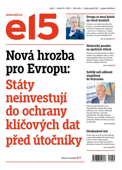 E-magazín E15 - 10.4.2024 - CZECH NEWS CENTER a. s.