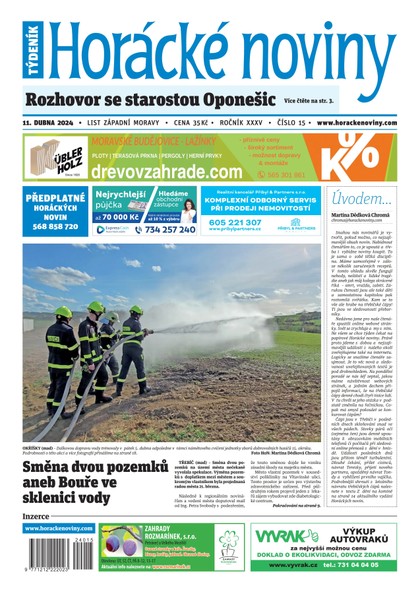 E-magazín Horácké noviny 15/2024 - Horácké noviny