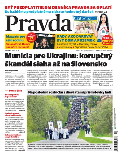 E-magazín Denník Pravda 11. 4. 2024 - OUR MEDIA SR a. s.