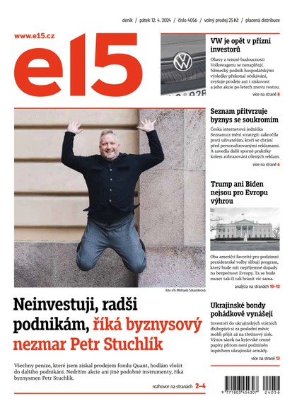 E-magazín E15 - 12.4.2024 - CZECH NEWS CENTER a. s.