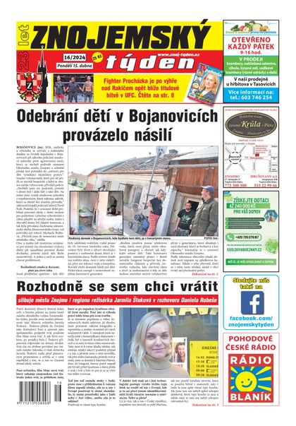 E-magazín Znojemský týden 16/2024 - Znojemský týden