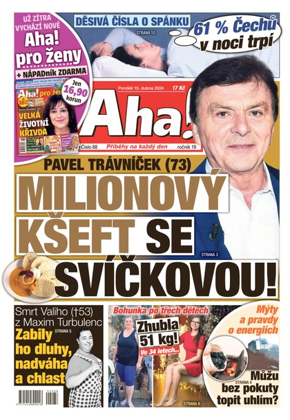 E-magazín AHA! - 15.4.2024 - CZECH NEWS CENTER a. s.