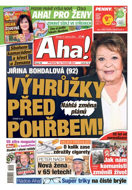 E-magazín AHA! - 17.4.2024 - CZECH NEWS CENTER a. s.