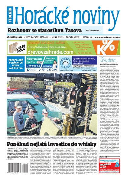 E-magazín Horácké noviny 16/2024 - Horácké noviny