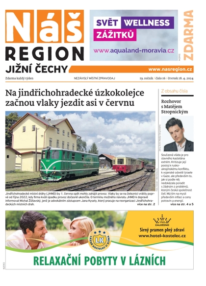 E-magazín Náš Region - Jižní Čechy 16/2024 - A 11 s.r.o.